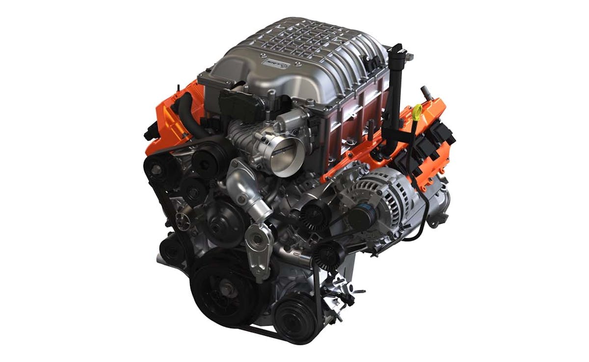 Beastly 6.2L HEMI® V8 Supercharged Powerhouse